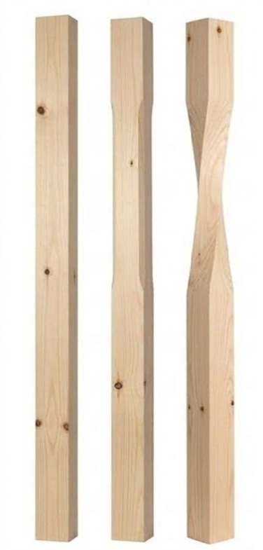 Pine 95mm Newel Posts
